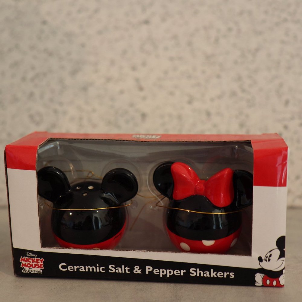 Disney Minnie and Mickey Salt & Pepper Shakers